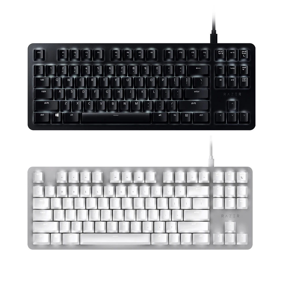 Механическая игровая клавиатура Razer blackтна с 87 клавишами механические