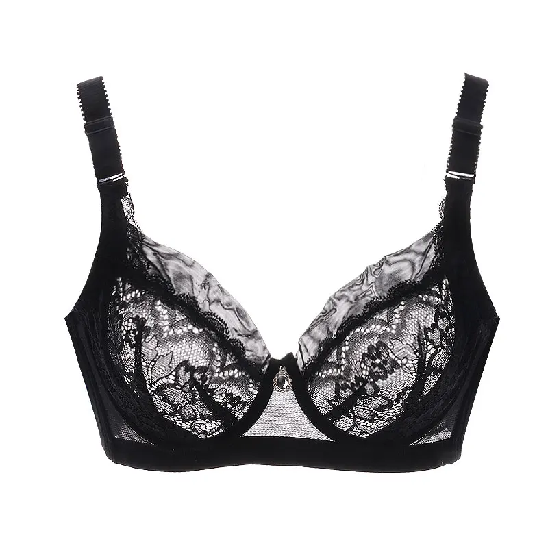 

Sexy Women Plus Size Bra Support Underwire Push Up Lace Bralette Bras Crop Top Lingerie Underwear Bra 90D 95D