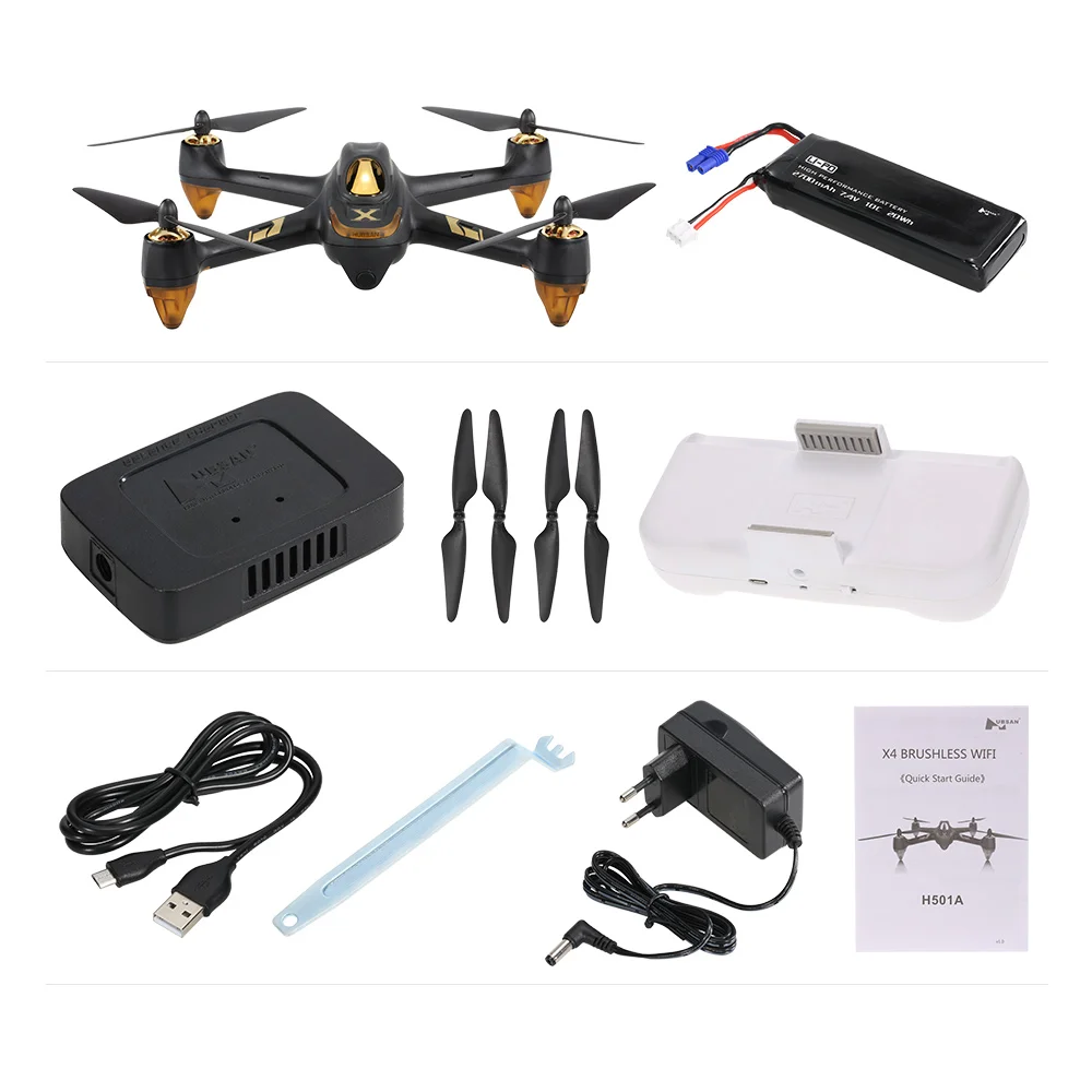 H501A X4 Air Pro gps Радиоуправляемый Дрон HD камера 1080 P Wifi FPV RC Квадрокоптер 400 м Диапазон