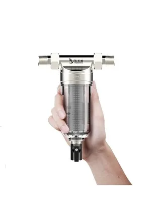 

pre filter 4 '' external thread mouth backwash filter 316 stainless steel filter Cartridge Filter For Water water connections