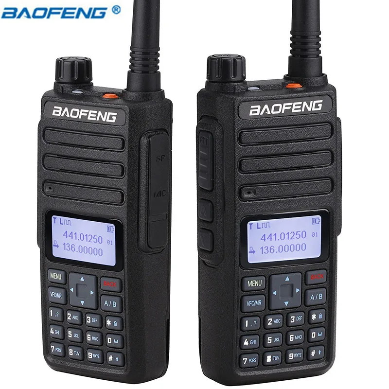 2 шт. Baoofeng DM1801 цифровая рация DMR Tier1 Tier2 tier ii Dual Time slot цифровая двухсторонняя рация совместима с Motorola
