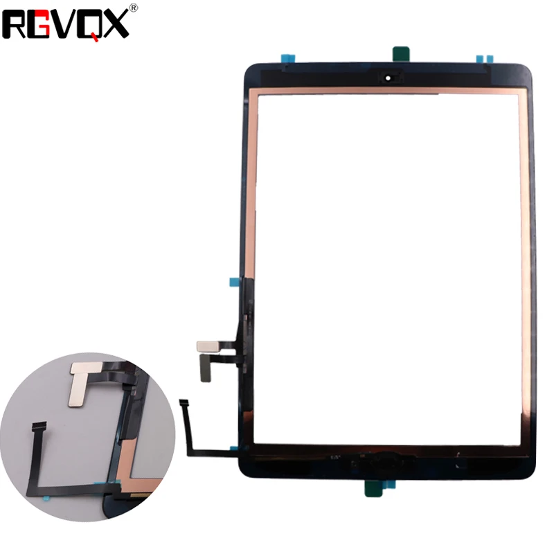 Оригинальный черный/белый дигитайзер RLGVQDX для сенсорного экрана iPad5 TP IC с клейкой