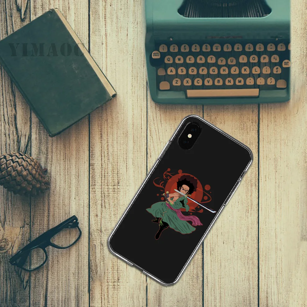 YIMAOC Huey Freeman Boondocks Soft Silicone Case for Apple Iphone 11 Pro Xr Xs Max X 10 8 Plus 7 6S 6 SE 5S 5 7Plus 8Plus |