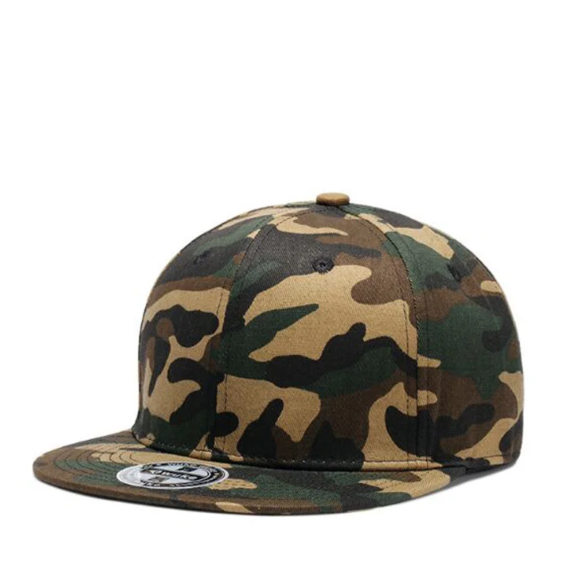 

Europe America Trend Camouflage Hip Hop Caps Spring Summer Fashion Cotton Hats For Men Brand Snapback Peaked Cap Casquette