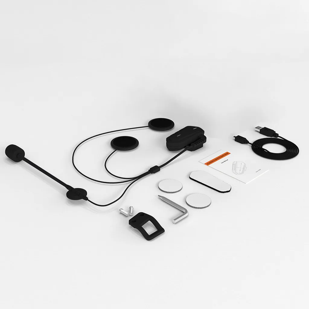 Новейшая bluetooth мотоциклетная Водонепроницаемая гарнитура беспроводная