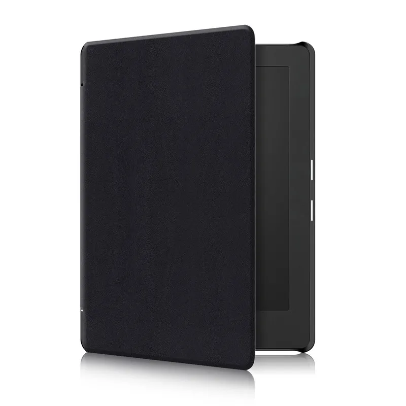 Tri-fold Leather Stand Case Protective Shell Smart Magnetic cover case for 2017 Kobo aura H2O edition 2 6.8&quot water proof ereader |