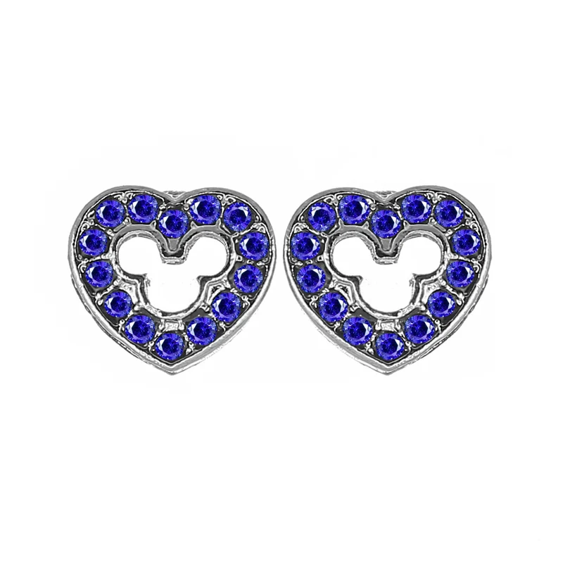 Blue Boosbiy роскошные женские серьги-гвоздики с Микки и Минни из мультфильма Элегантные Изящные серьги Новинка/ювелирные изделия брендовые серьги - Окраска металла: Blue