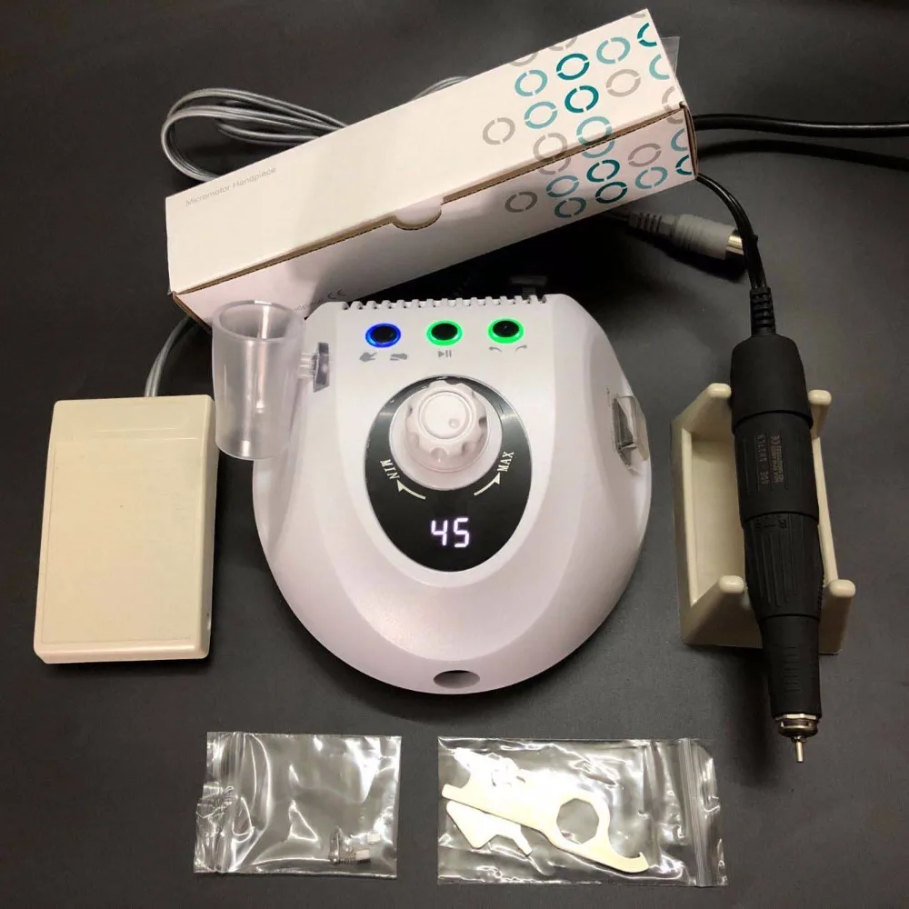 Совершенно новый стоматологический лабораторный микромотор 100 Вт с наконечником