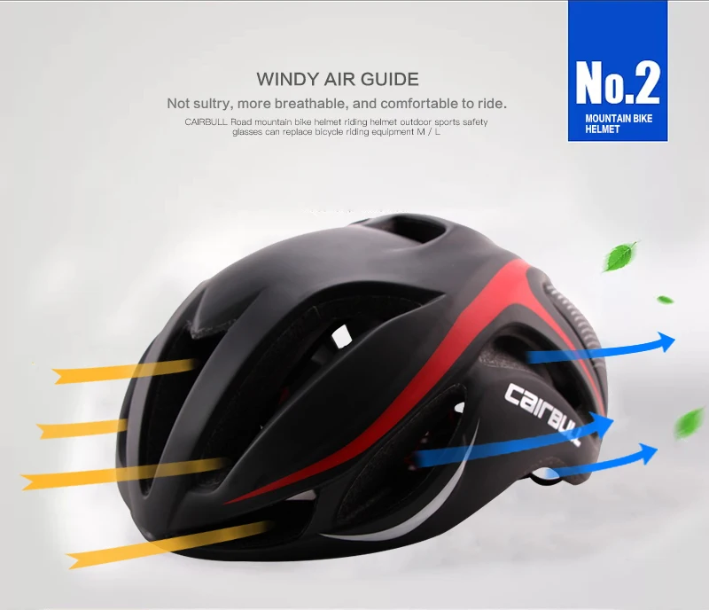 CAIRBULL Mens Cycling Road Mountain Bike Helmet Capacete Da Bicicleta Bicycle Helmet MTB Cycling Helmet Bike 56-62
