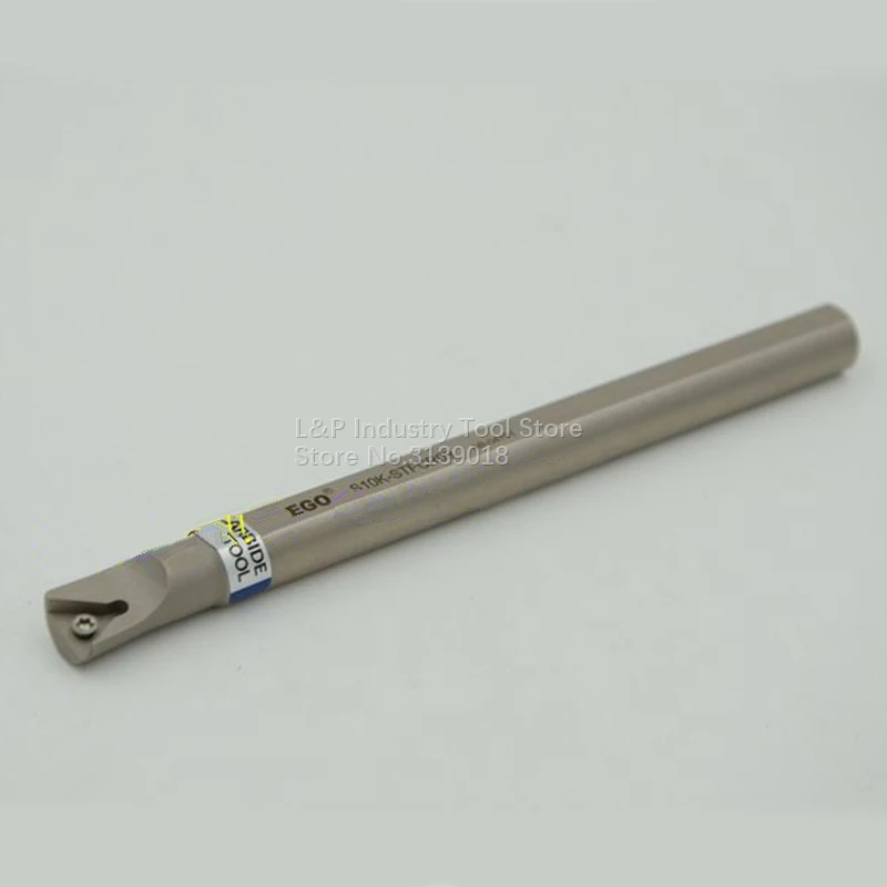 EGO Anti-vibration 90° Lathe Cutter D8 D10 S08K-STFCR09 S10K-STFCR09 L125 S12M-STFCR09 150mm CNC Tool Holder For Insert TC**09**