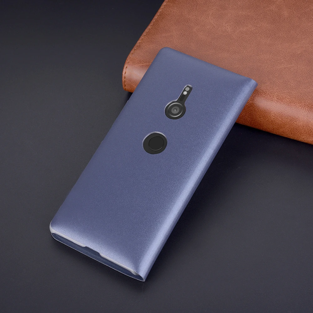 Кожаный чехол бумажник с откидной крышкой для Sony Xperia XZ Premium XZ2 Compact XZ3 XZP F8331 H8216 G8141