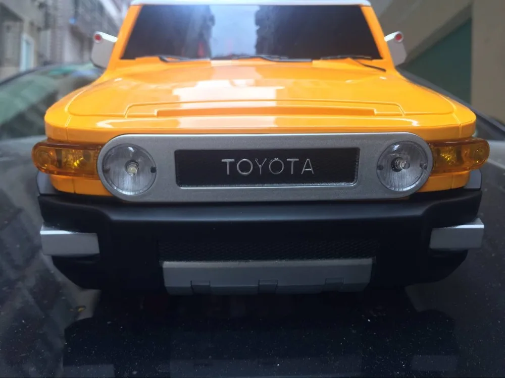 1/10 масштаб Rock Cralwer AXIAL SCX10 Tamiya CC01 RC8WD D90 CC01 51560 Toyota FJ Cruiser Комплект кузова колесная база 265 мм(без багажника на крышу