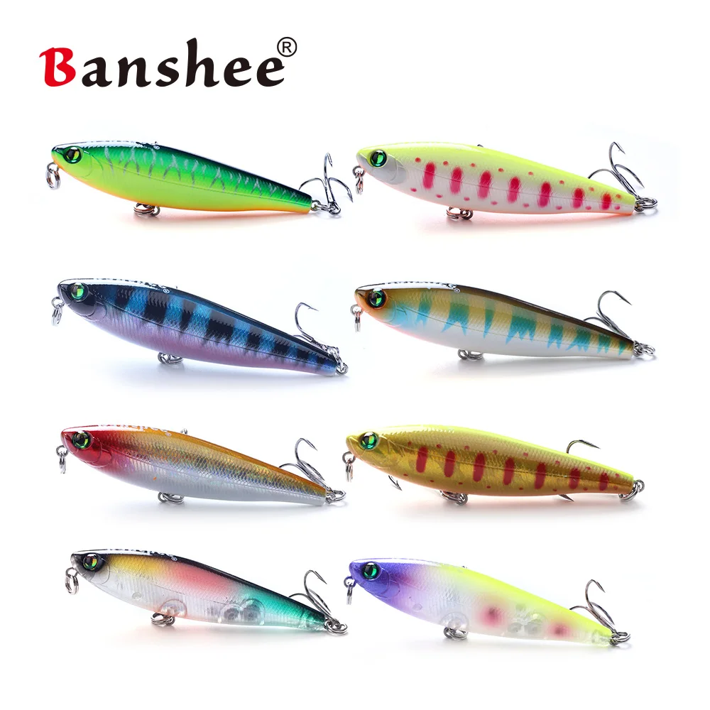 Banshee 75 мм 7 г карандаш воблеры на щуку/окуня Топ воблер горячая модель рыболовные