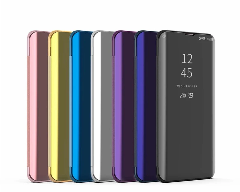 Чехол honor View 20 для huawei honor 20, откидная подставка, прозрачный зеркальный чехол для телефона huawei honor View 20, чехол honor 20 Pro YAL-L21