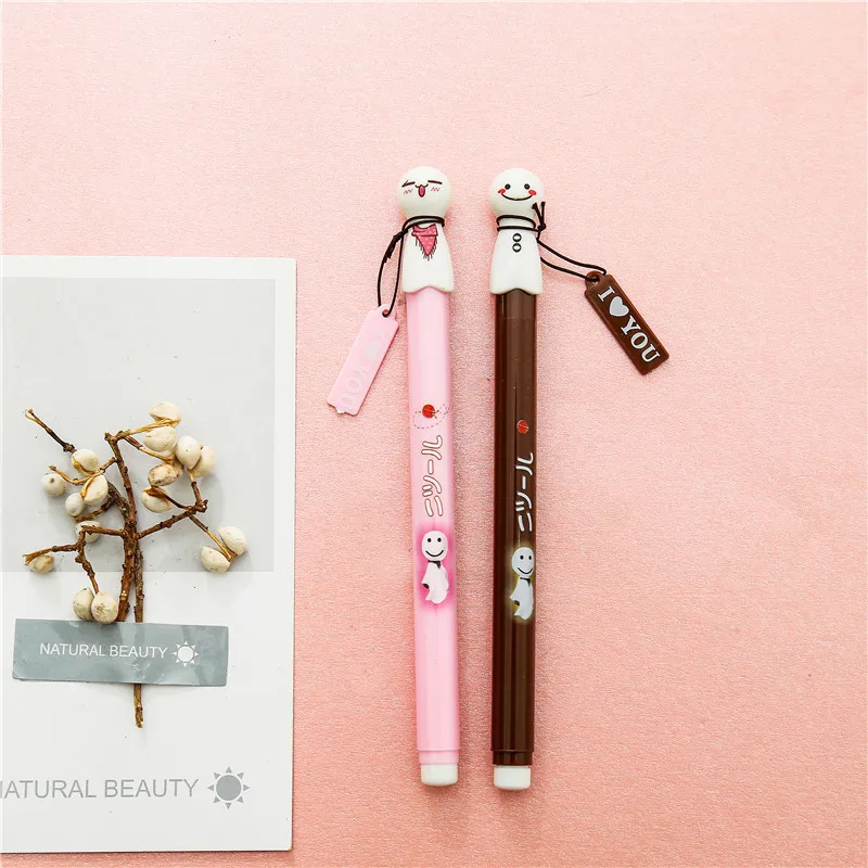 60 шт. kawaii pen I love you солнечная кукла гелевые чернильные ручки для школы офисные принадлежности Милая ручка креативная стационарная партия подарок для девочки оптом