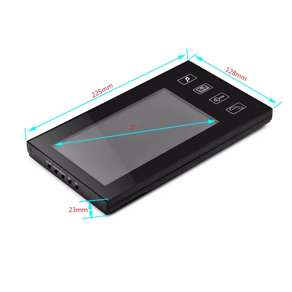 Yobang Security freeship 7-inch Monitor for video doorphone doorbell only indoor machine door intercom With recording | Безопасность и