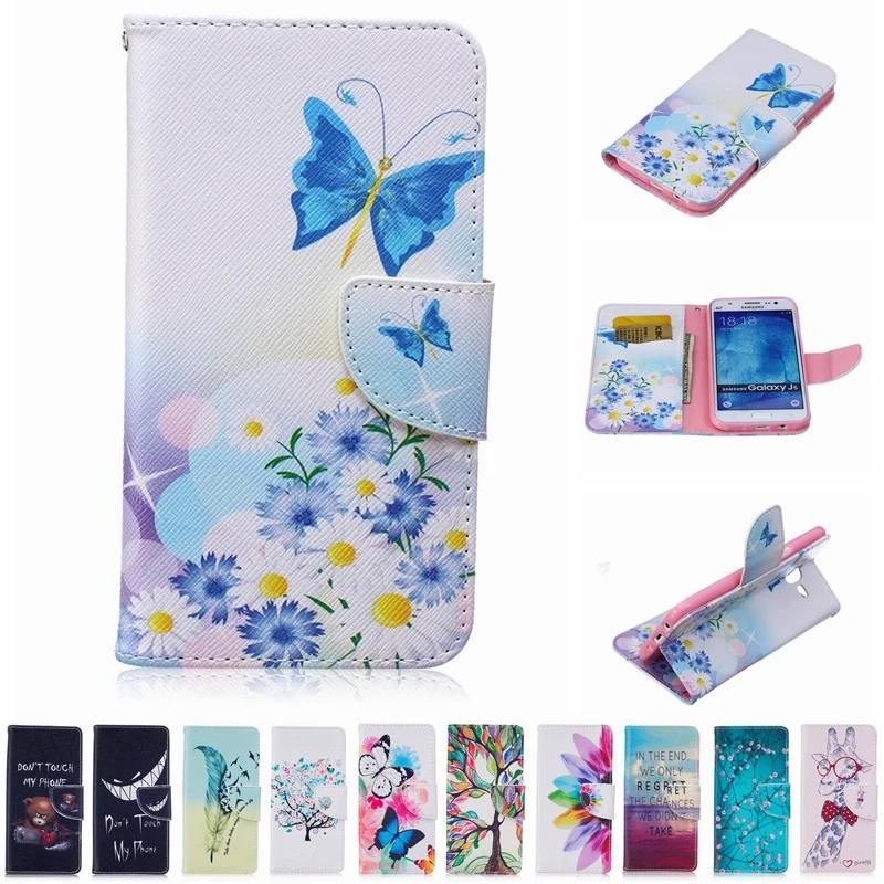 Роскошные Высокое Качество Кожаный Бумажник Телефон Случае Для Samsung Galaxy J1 Ace J2 J3 Pro