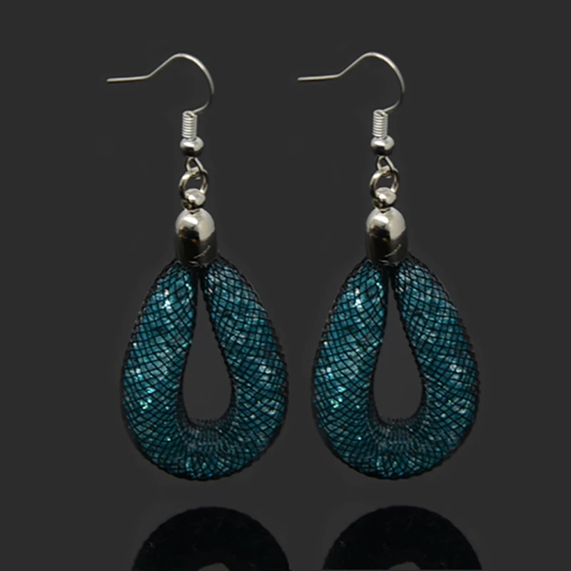 Серьги подвески в виде сетки с крошечными камнями|mesh earrings|crystal drop earringscrystal earrings |