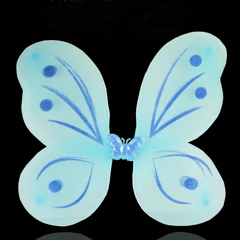 Новый Сказочный ангел крылья бабочки Детский костюм для девочек игрушка подарок