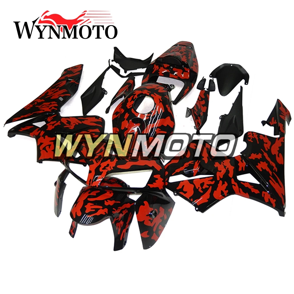 

Full ABS Injection Plastics Fairings For CBR600RR F5 2005 - 2006 05 06 Motorbike Body Kit Cowling Body Frames Red Black Bodywork