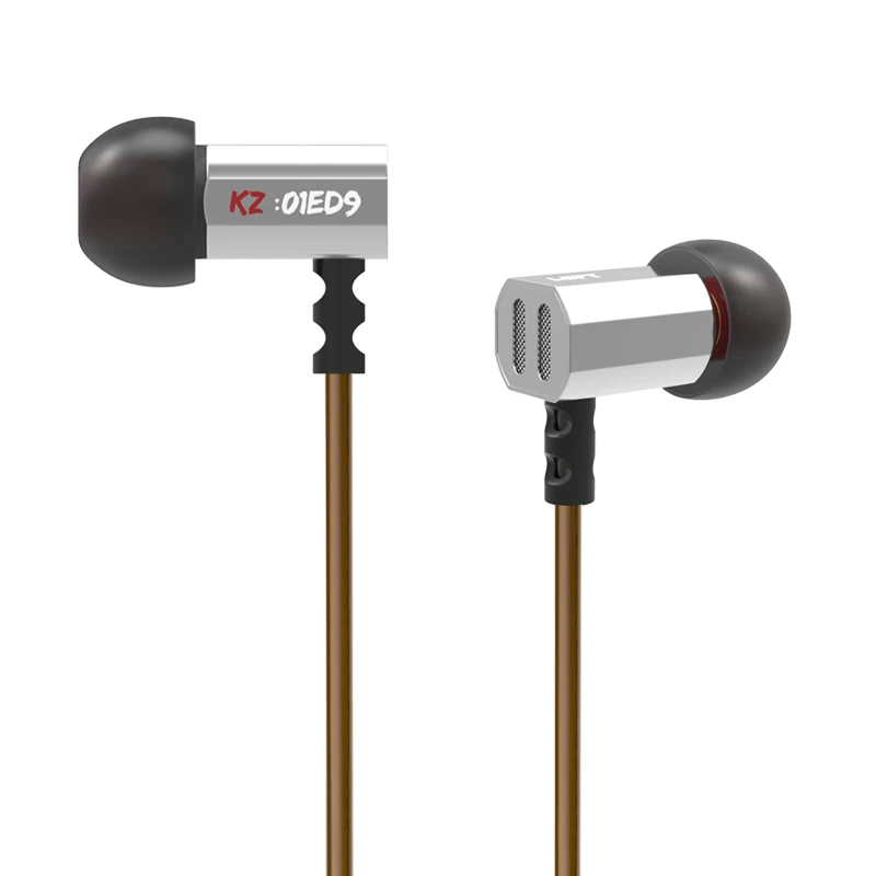 Оригинальный KZ ED9 3 5 мм в ухо наушники тяжелый бас HIFI DJ стерео наушник Шум изоляции