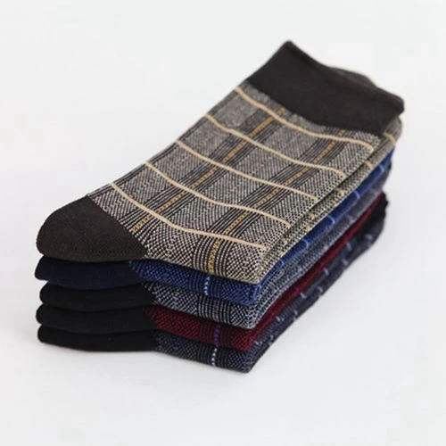 FM4 mix color 5 Bamboo Water Shang Для мужчин хлопковые носки мужские однотонные домашние хлопковые носки мужские элитных дышащие женские туфли в клетку; Носки FM-4 - Цвет: FM4 mix color 5