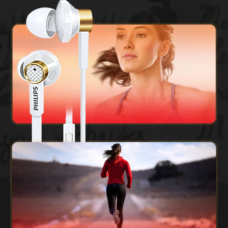Наушники вкладыши Philips Tx2 нанимающие наушники с шумоподавлением из металлических