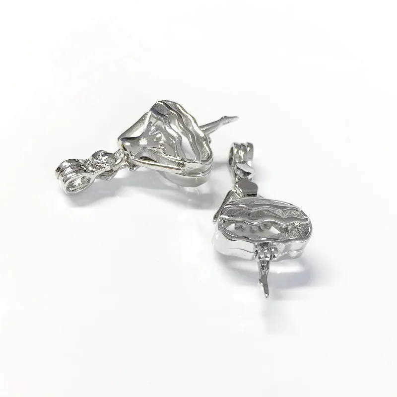 18KGP крепление подвески в клетку для девочек можно держать жемчужные бусы