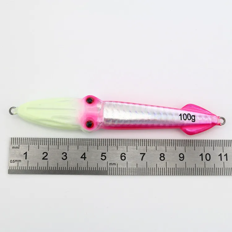 6 шт./лот приманка для Глубоководной Рыбалки свинцовая рыболовная джиг 100 г