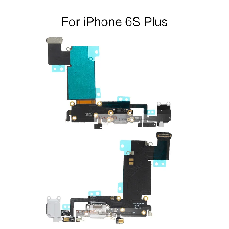 10 шт./лот USB док станция с зарядным портом гибкий кабель для iPhone 6G 6S Plus гибкой