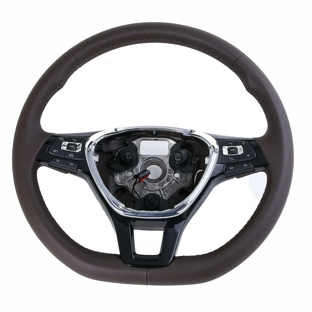 Коричневый многофункциональный руль для Passat NMS T-iguan 5NG 419 091 C LJQ, 5G0 419 091, 6C0 419 091