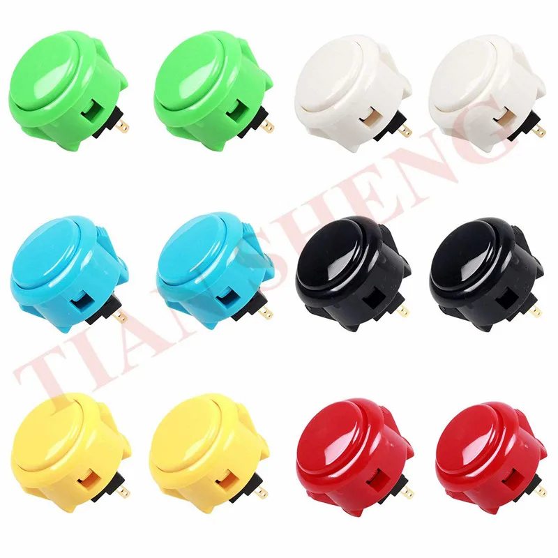 Высококачественный оригинальный набор Sanwa JLF-TP-8YT 5Pin джойстик + 6 шт. OBSF-30 кнопок для