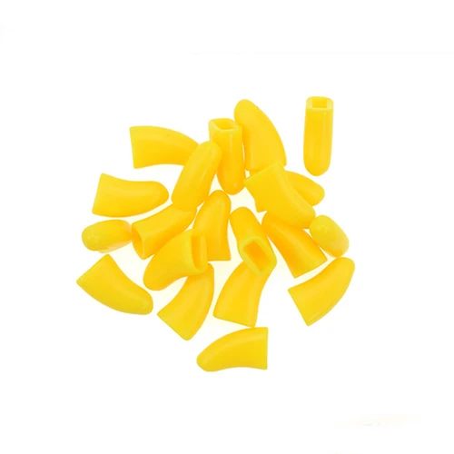 Autumn Yellow Мягкие силиконовые колпачки для ногтей для домашних животных, собак, кошек, с защитой от царапин, лапа, покрытие для ногтей, украшение для щенков, лапок, маникюрный дизайн, товары для собак, кошек, 20 шт - Цвет: Autumn Yellow