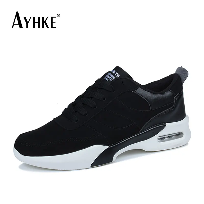 AYHKE Spring Summer Men Shoes Casual Sneakers Damping Air Cushion Black Red Male Footwear Comfort | Обувь