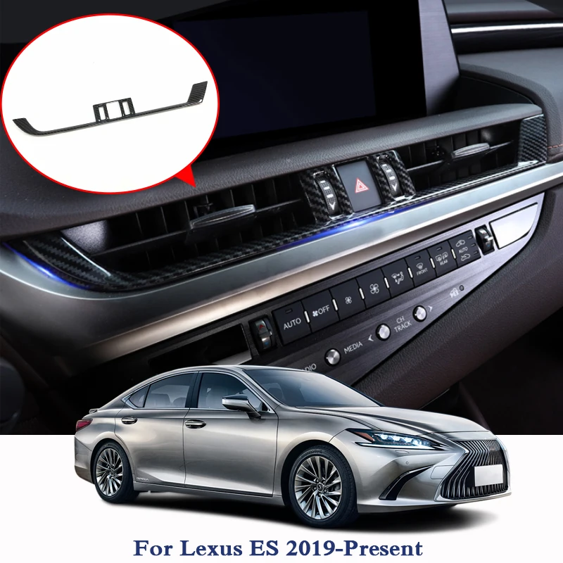 Стайлинг автомобиля средняя выпускная рамка с блестками для Lexus ES 2019 внутренняя