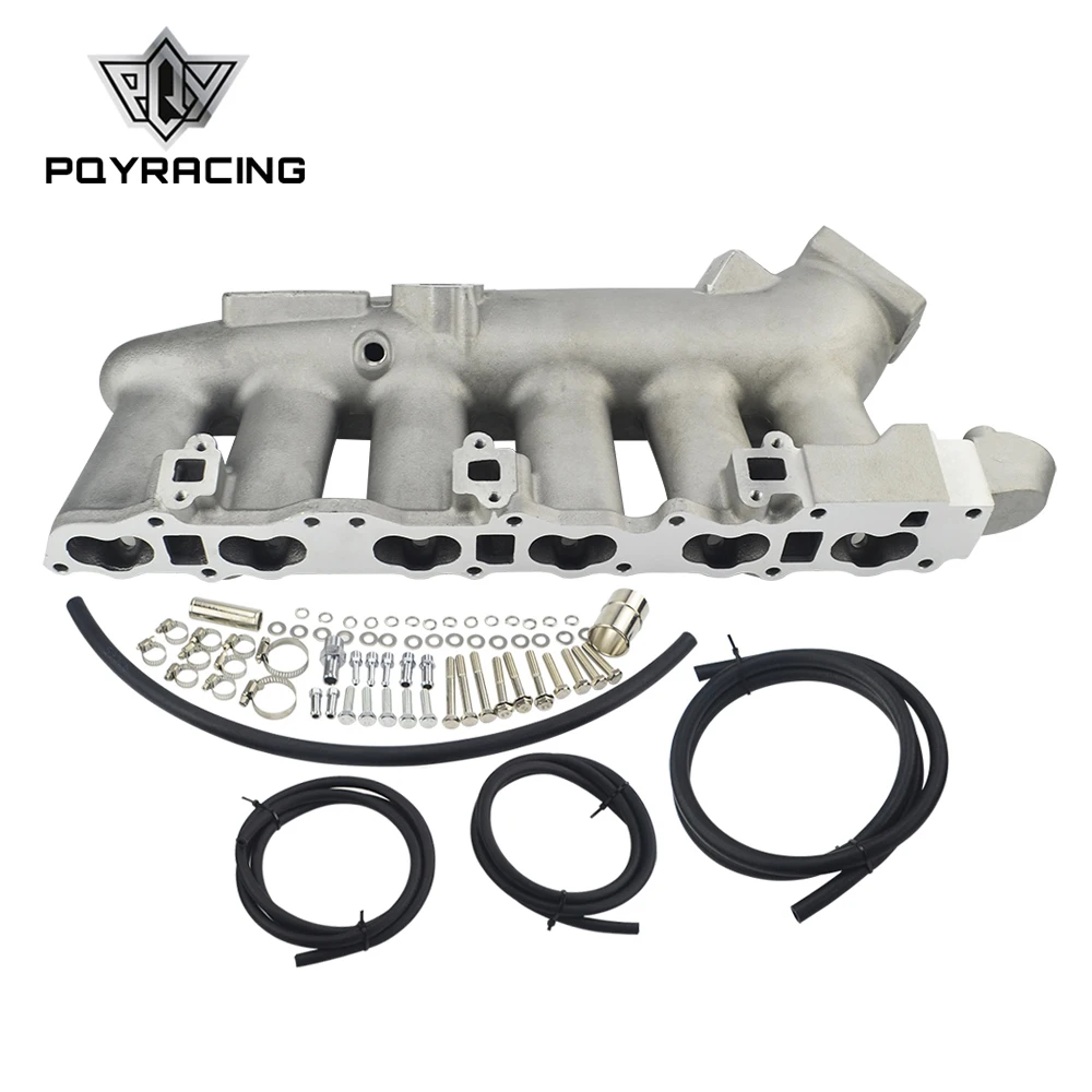 PQY литой алюминиевый впускной коллектор для Nissan 240SX RB25det RB25 Skyline R32 R33 R34 1989 1998