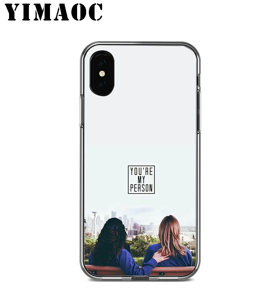 YIMAOC серый анатомический Мягкий силиконовый чехол для Apple Iphone 11 Pro Xr Xs Max X 10 8 Plus 7 6S 6