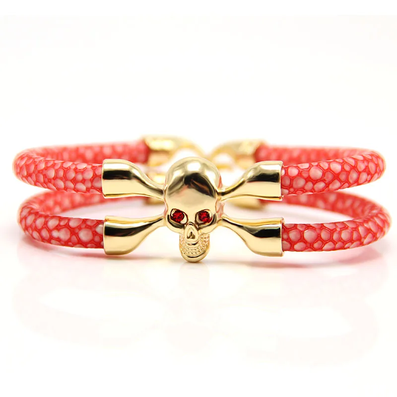 Лидер продаж роскошные мужские украшения браслет с черепом Новое поступление