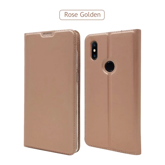 Розовый Для Xiaomi mi x 2S чехол из мягкой искусственной кожи с подставкой Чехол-книжка с отделением для карт Кожаный чехол-книжка для Xiaomi mi x2S mi x 2 2S чехол для телефона Coque - Цвет: Розовый