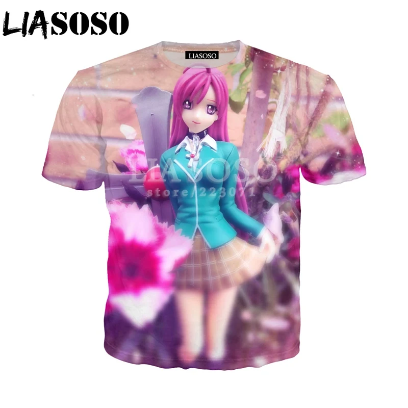 LIASOSO летняя новинка Мужская и Женская толстовка 3D принт аниме Розарио вампир