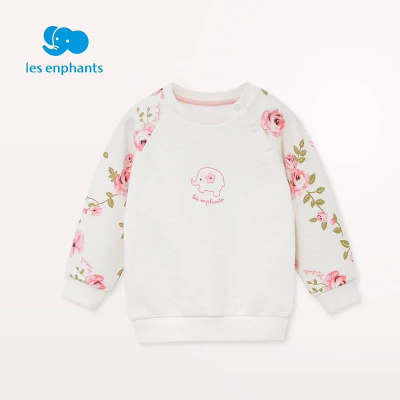 Les enphants 2018 Новая мода для новорожденных девочек с капюшоном Демисезонный