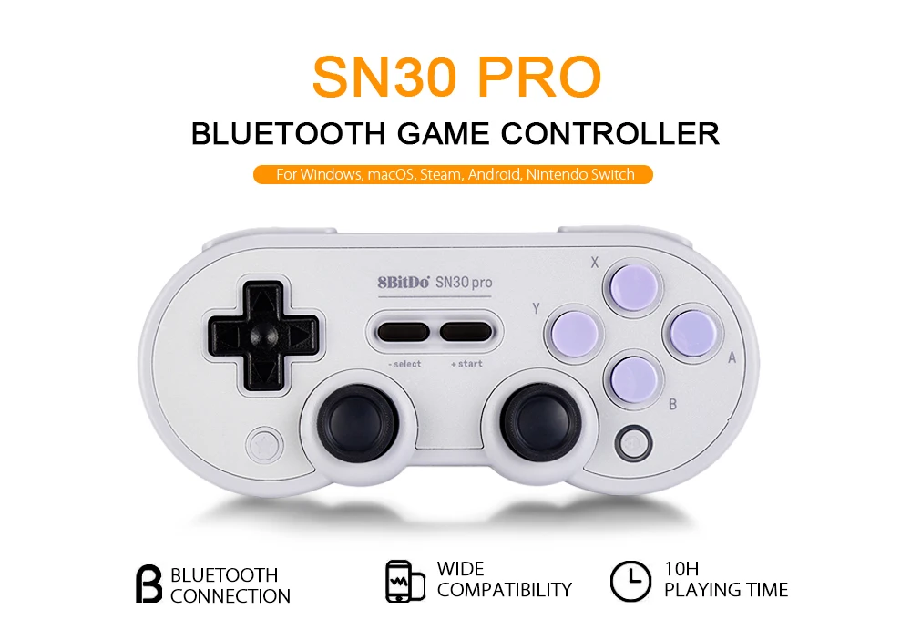 8bitdo SN30 Pro/SN30 Беспроводной игровой bluetooth-контроллер Радуга Цвет Поддержка nintendo переключатель Android MacOS геймпад