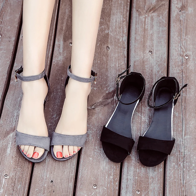 Новинка 2019 сандалии в гонконгском ретро стиле Студенческая обувь римском на