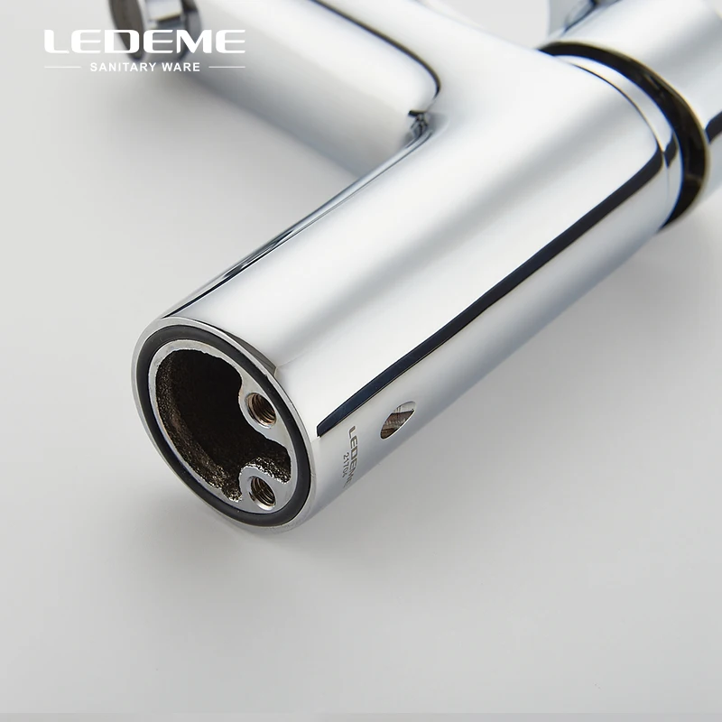 LEDEME смеситель для раковины современный квадратной с одной ручкой кран туалета