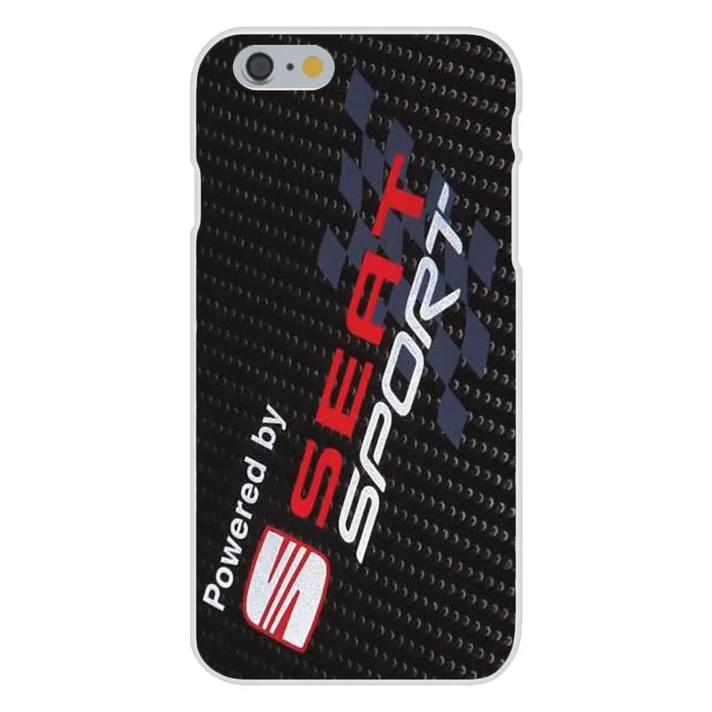 Чехол с логотипом Seat для Apple iPhone X XS Max XR 4 4S 5 5C 5S SE 6 6S 7 8 Plus Ультратонкий чехол