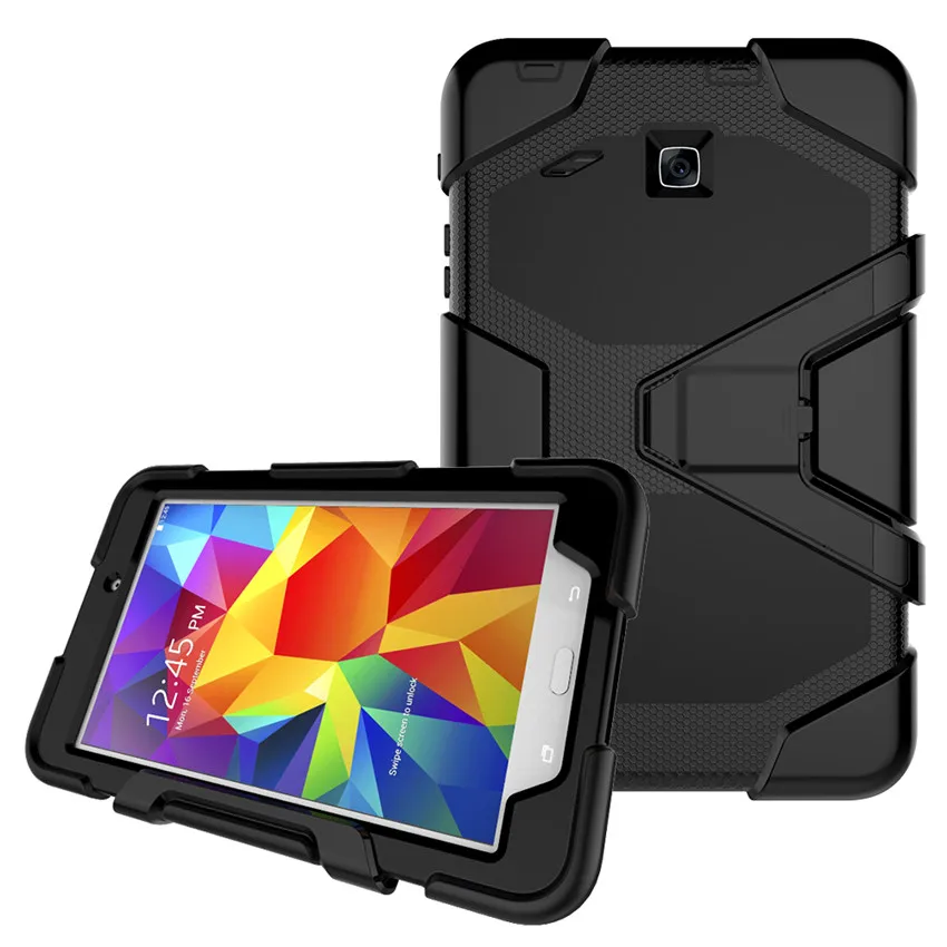 2017 Горячая подставка чехол для Samsung Galaxy Tab E 8 0 T377 T377V сверхмощный Гибридный Силикон