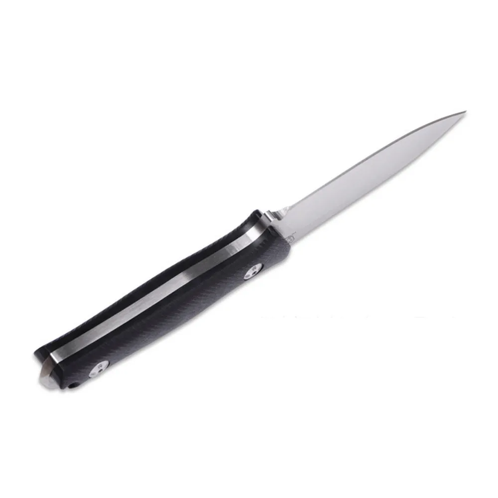 Популярный нож с фиксированным лезвием Stonewash D2 лезвие Черная Ручка G10 охотничий