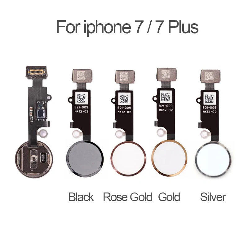 Кнопка домой с гибким кабелем для iPhone 5 5S 6 6S 6Plus 6SPlus 7 7Plus кнопка Гибкая сборка