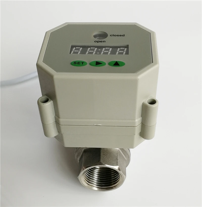 Time Electric Valve AC110V-230 1 'ɻSP/NPT для садового орошения сливная вода воздушный насос