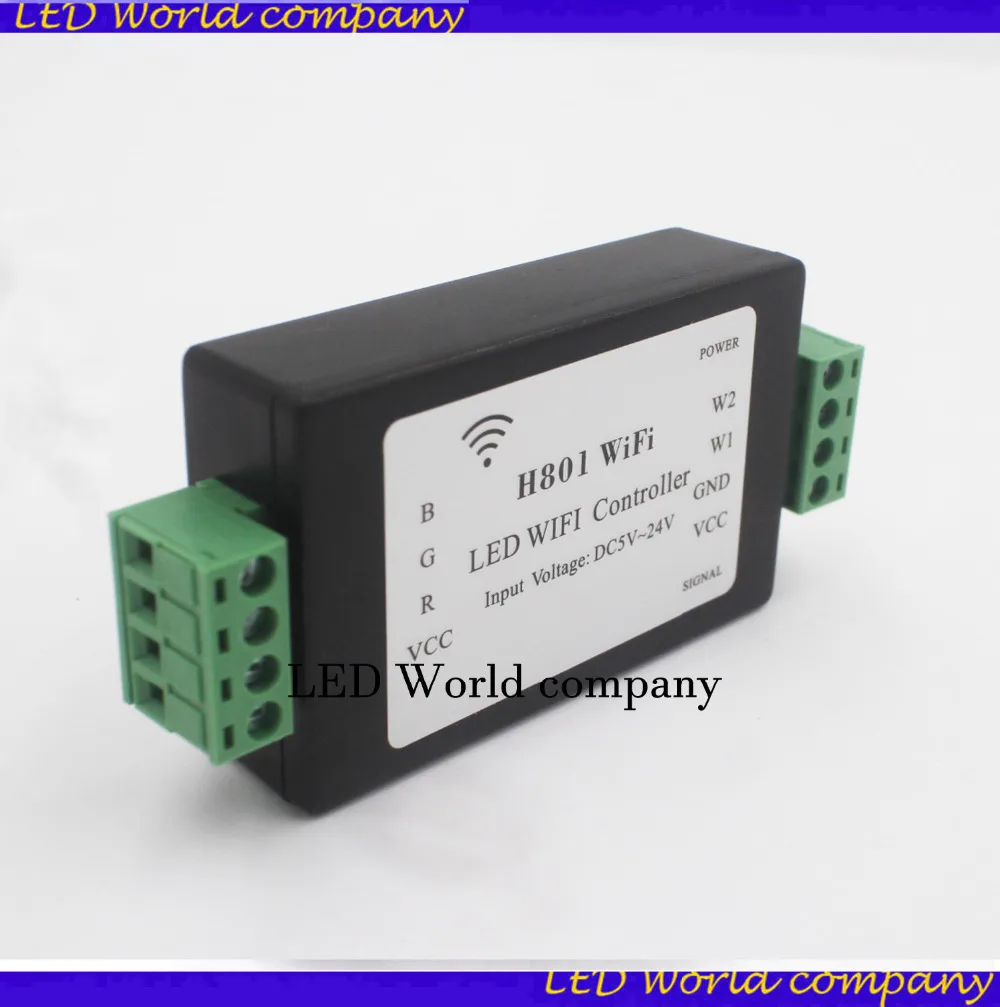 H801 WiFi RGBW LED WIFI контроллер DC5-24V вход 4CH * 4A выход | Лампы и освещение